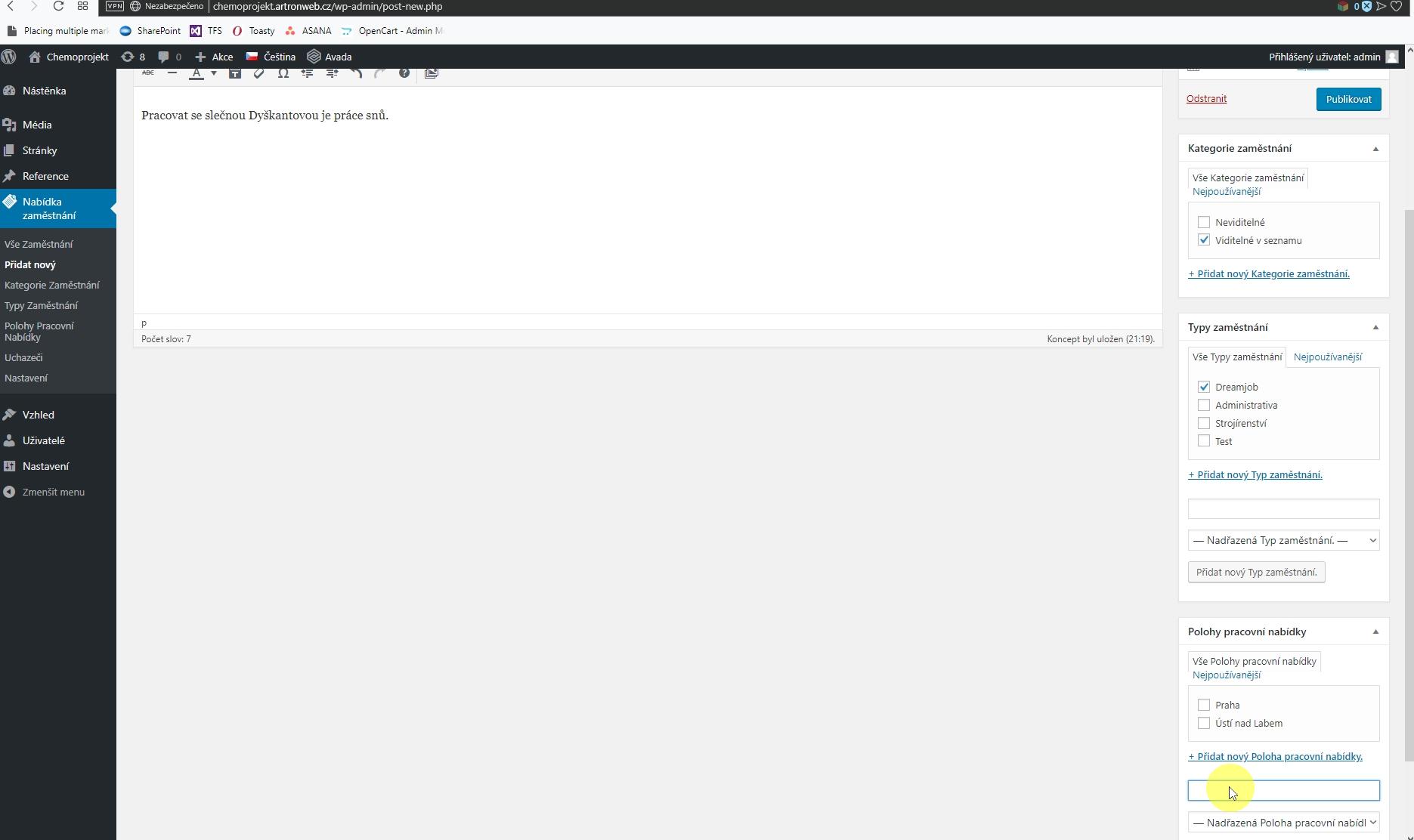 Poloha Vyplňte název polohy